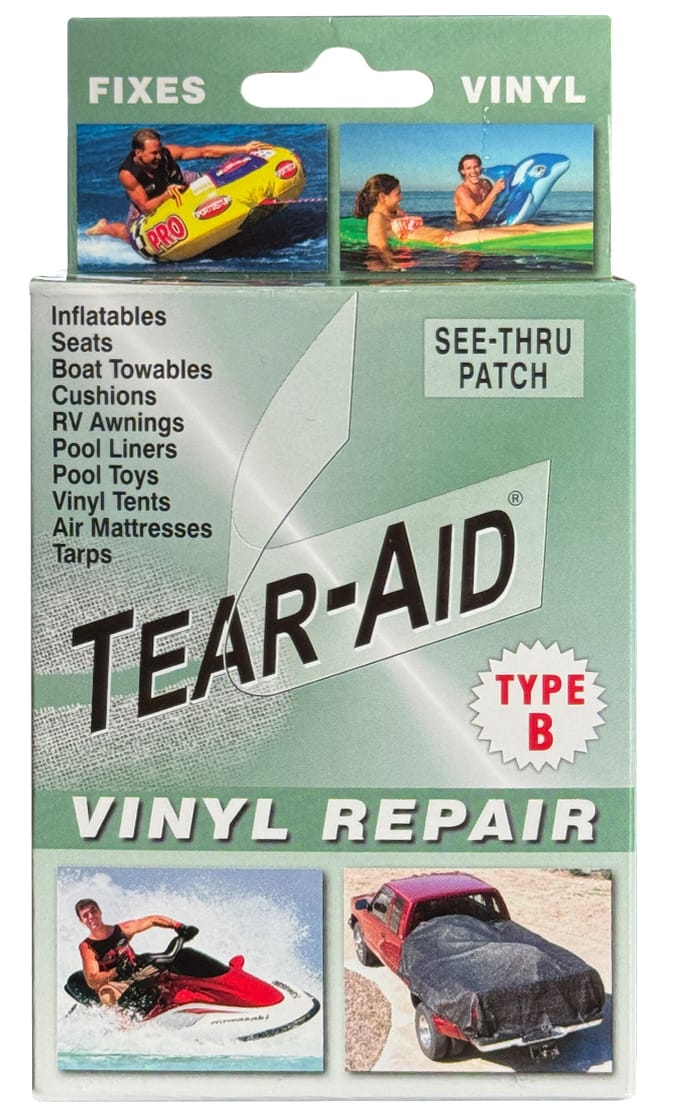 Tear-Aid Tear-Aid Repair Set Type B Fester Og Tetter Kun Vinyl Tear-Aid