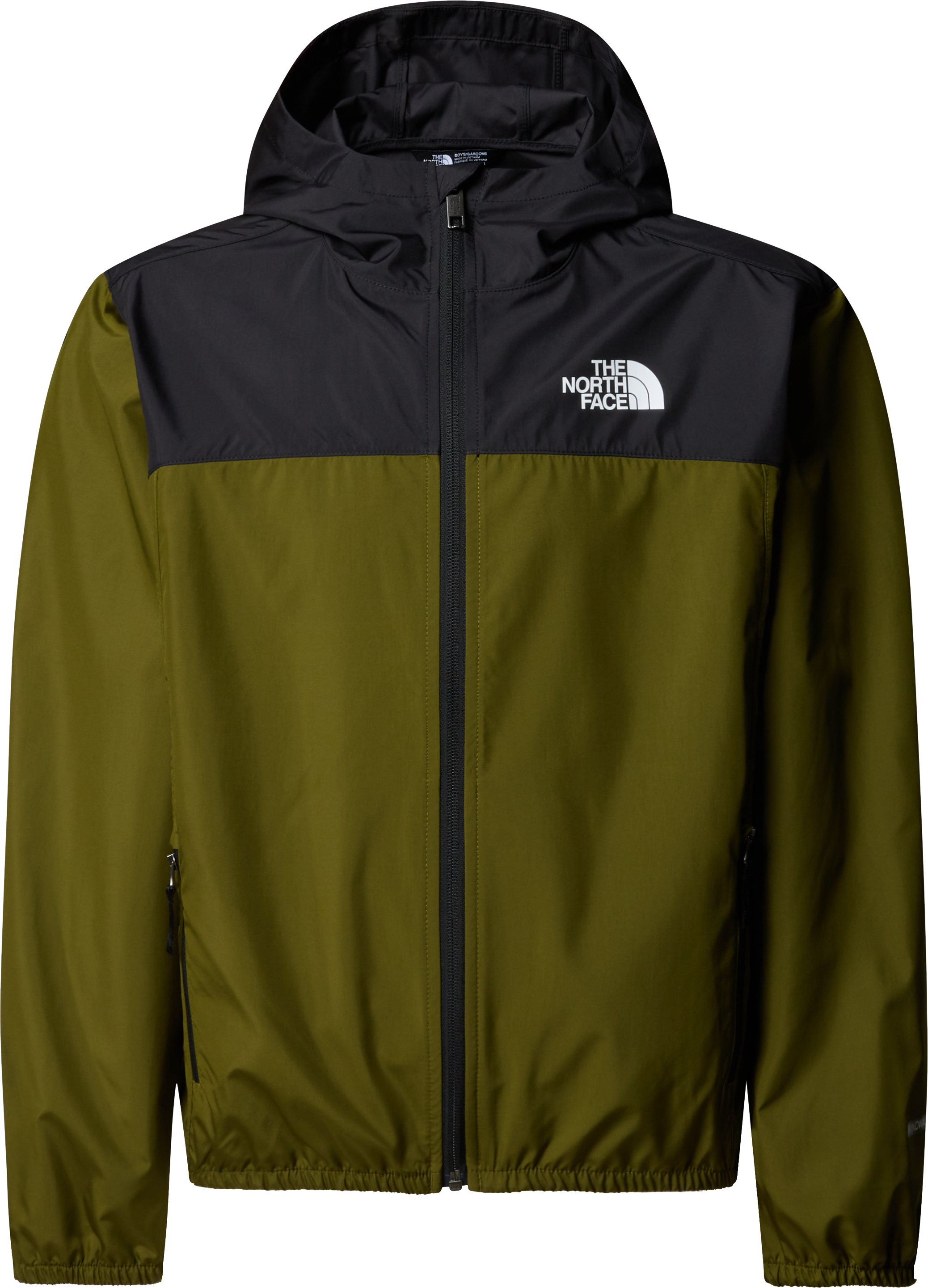 The North Face Boys’ Never Stop Hooded WindWall Jacket Forest Olive