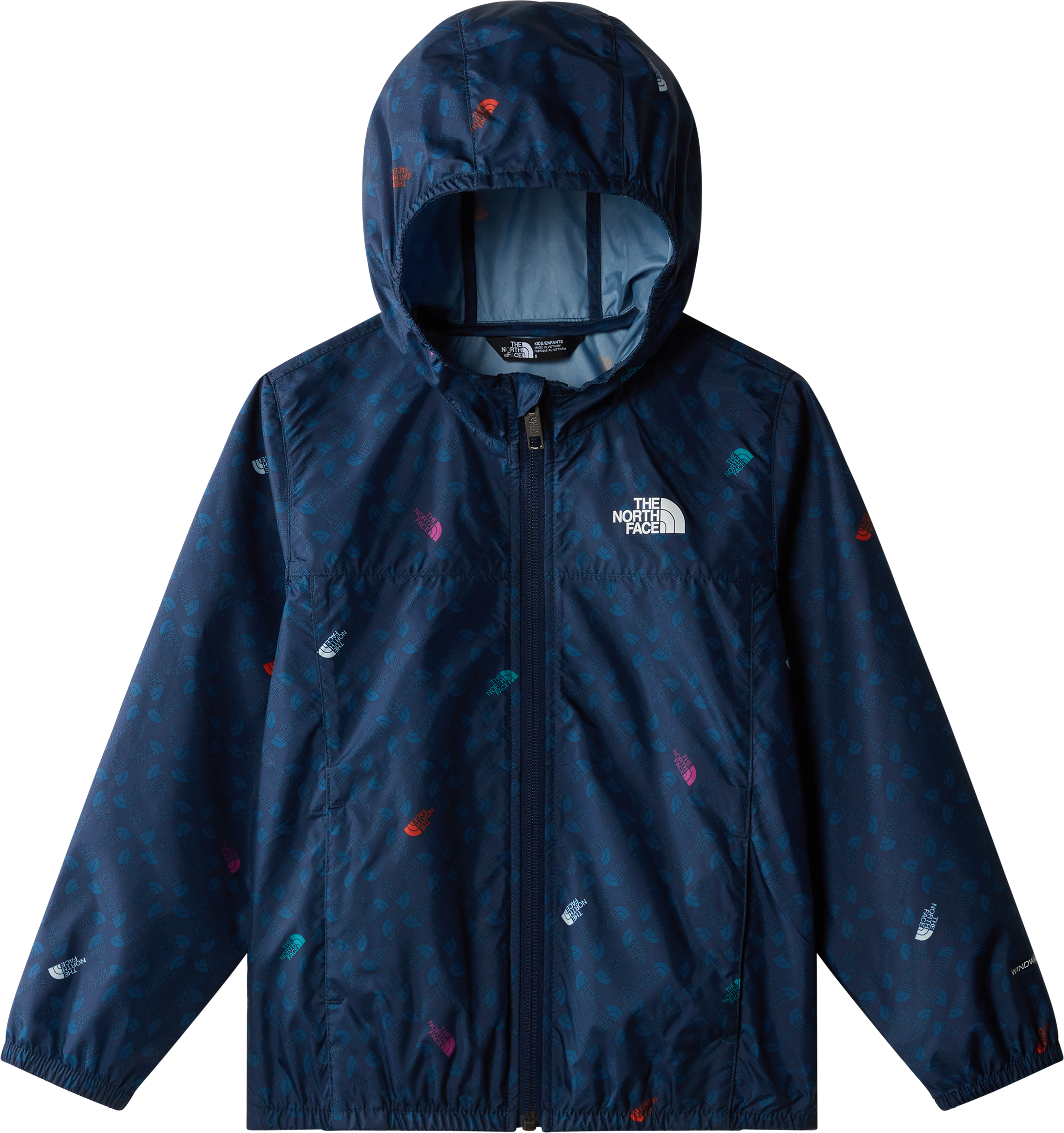 The North Face Kids’ Never Stop Hooded WindWall Jacket Summit Navy TNF Shadow