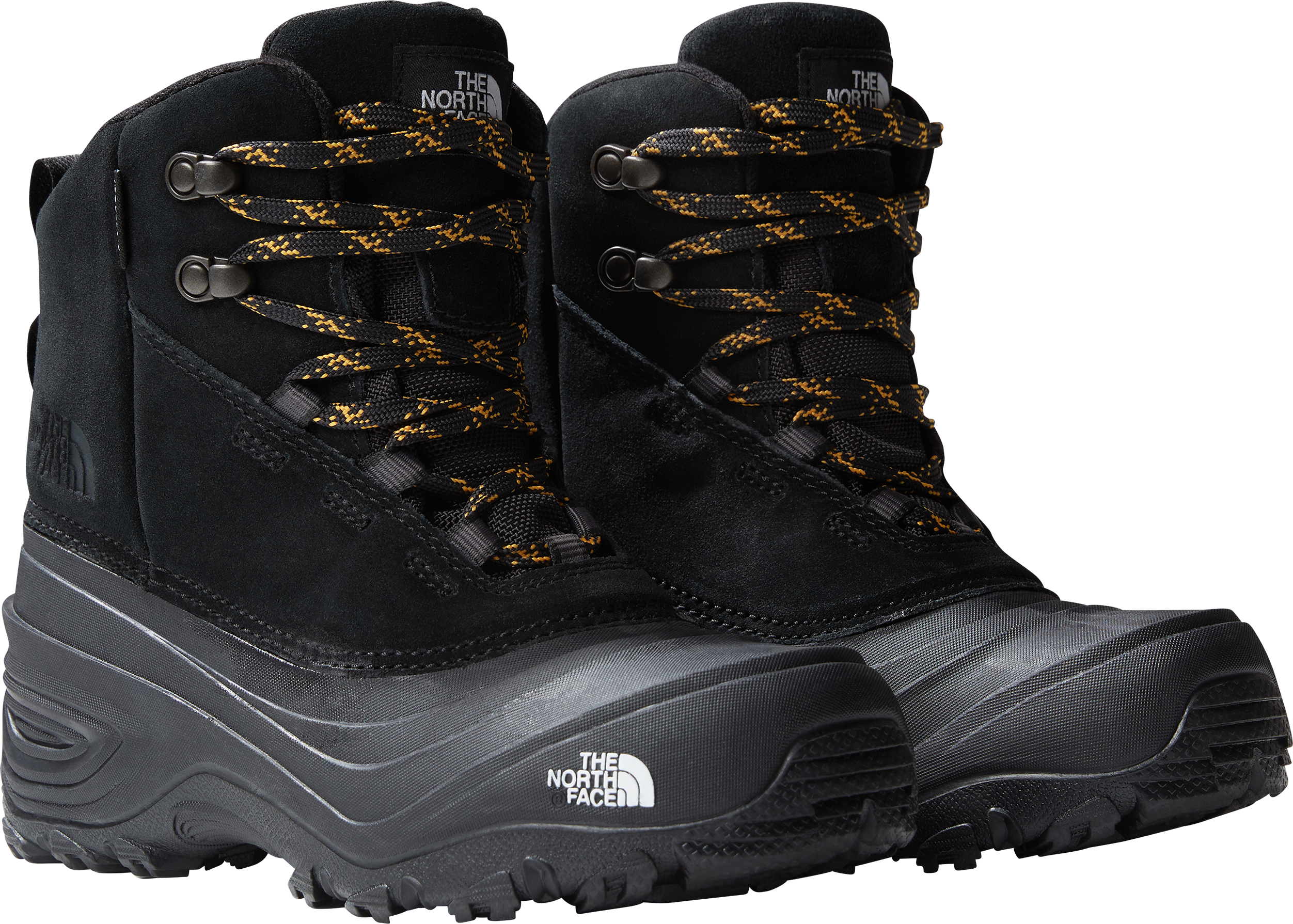 The North Face Kids’ Chilkat V Lace Waterproof Hiking Boots TNF Black/TNF Black