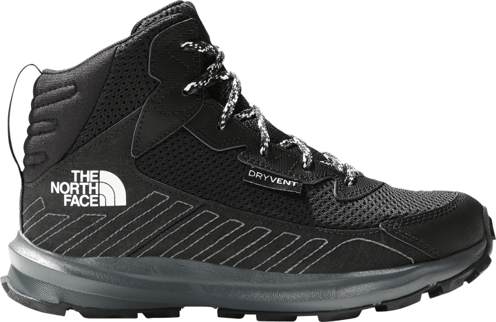 The North Face Kids' Fastpack Waterproof Mid Hiking Boots TNF Black/TNF Black The North Face