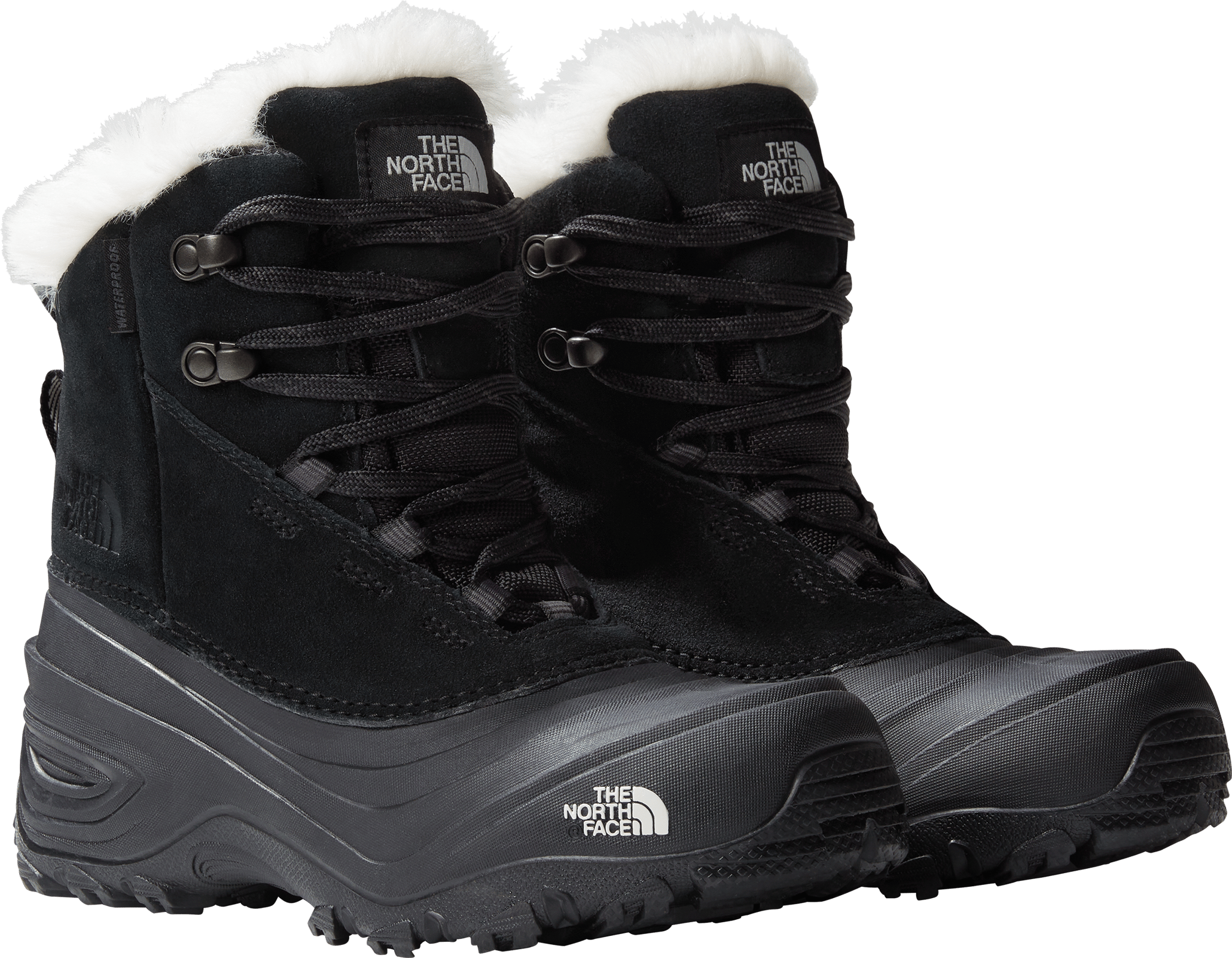 The North Face Kids' Shellista V Lace Waterproof Snow Boots TNF BLACK/TNF  BLACK