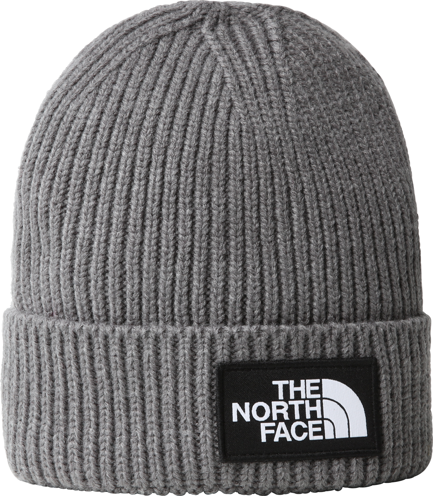 The North Face Kids’ TNF Box Logo Cuff Beanie TNF Medium Grey Heather