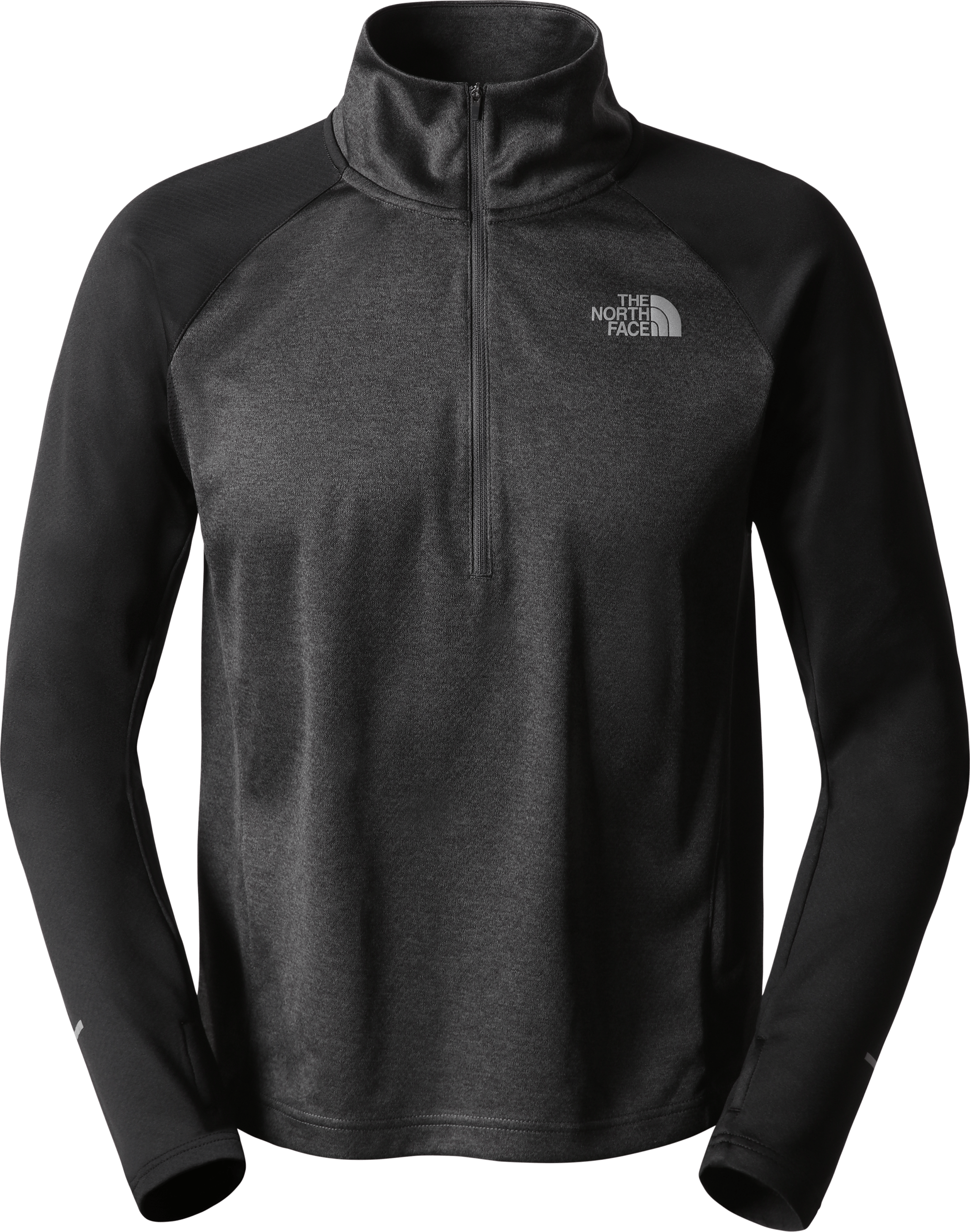 The North Face FlashDry-XD Men's Medium Gray 1/4 Zip Pullover Sweatshirt