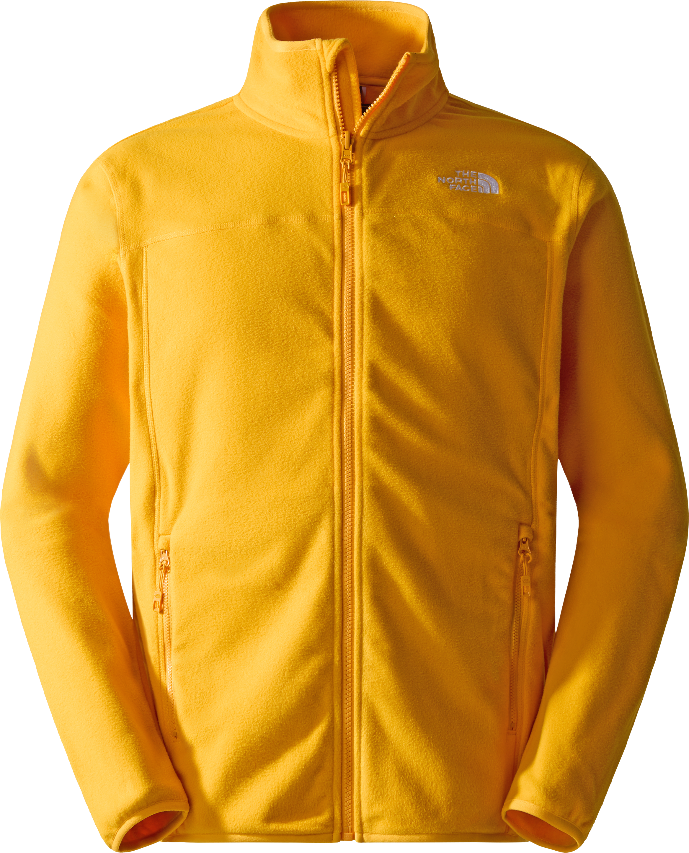 The North Face Men's 100 Glacier Full-Zip Fleece - Yellow