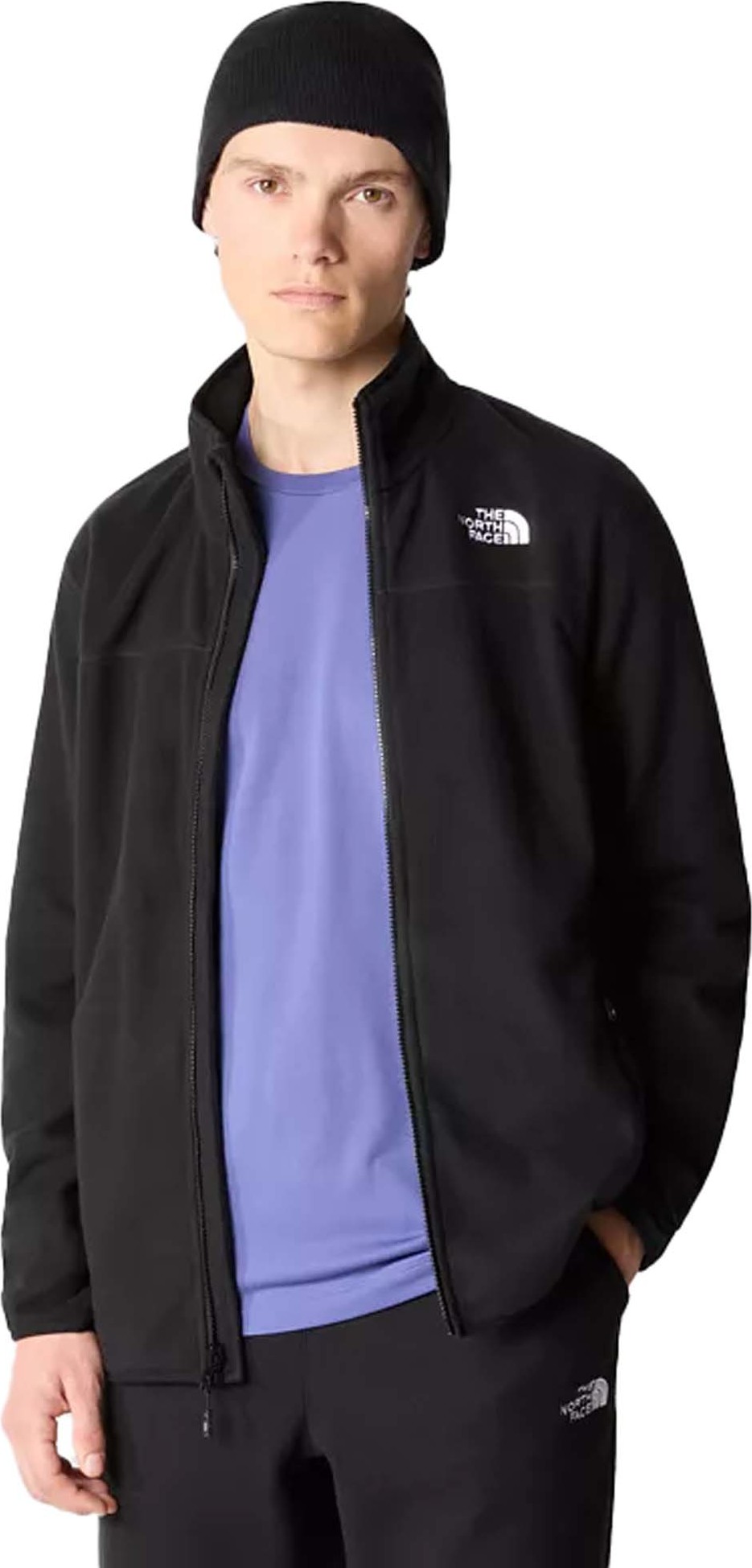 The North Face 100 GLACIER FULL ZIP - Fleece jacket - black