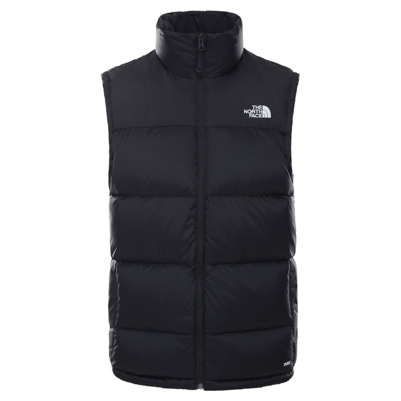 North face outlet mens black vest