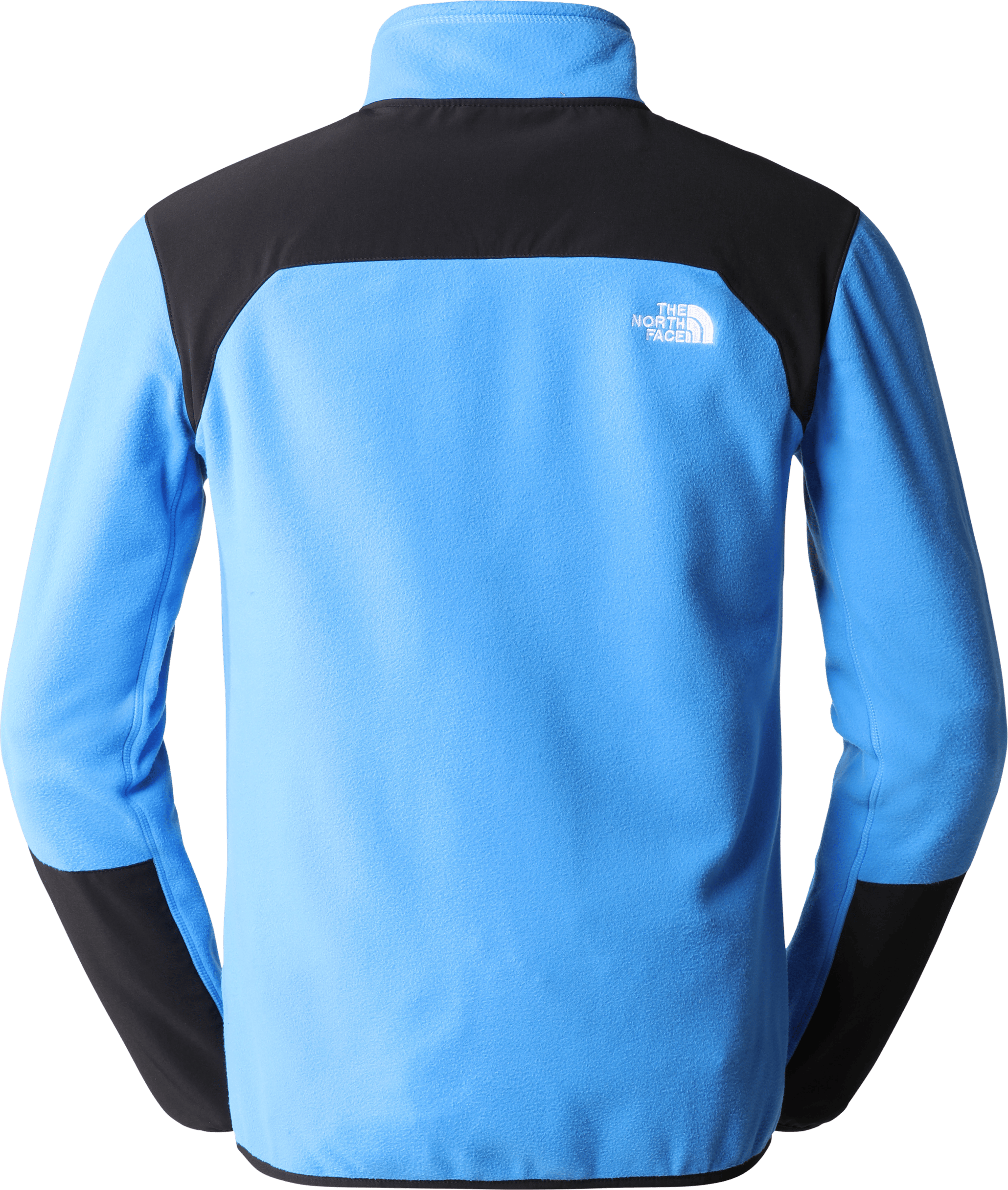 The North Face Men s Glacier Pro Full Zip Fleece Super Sonic Blue TNF Black