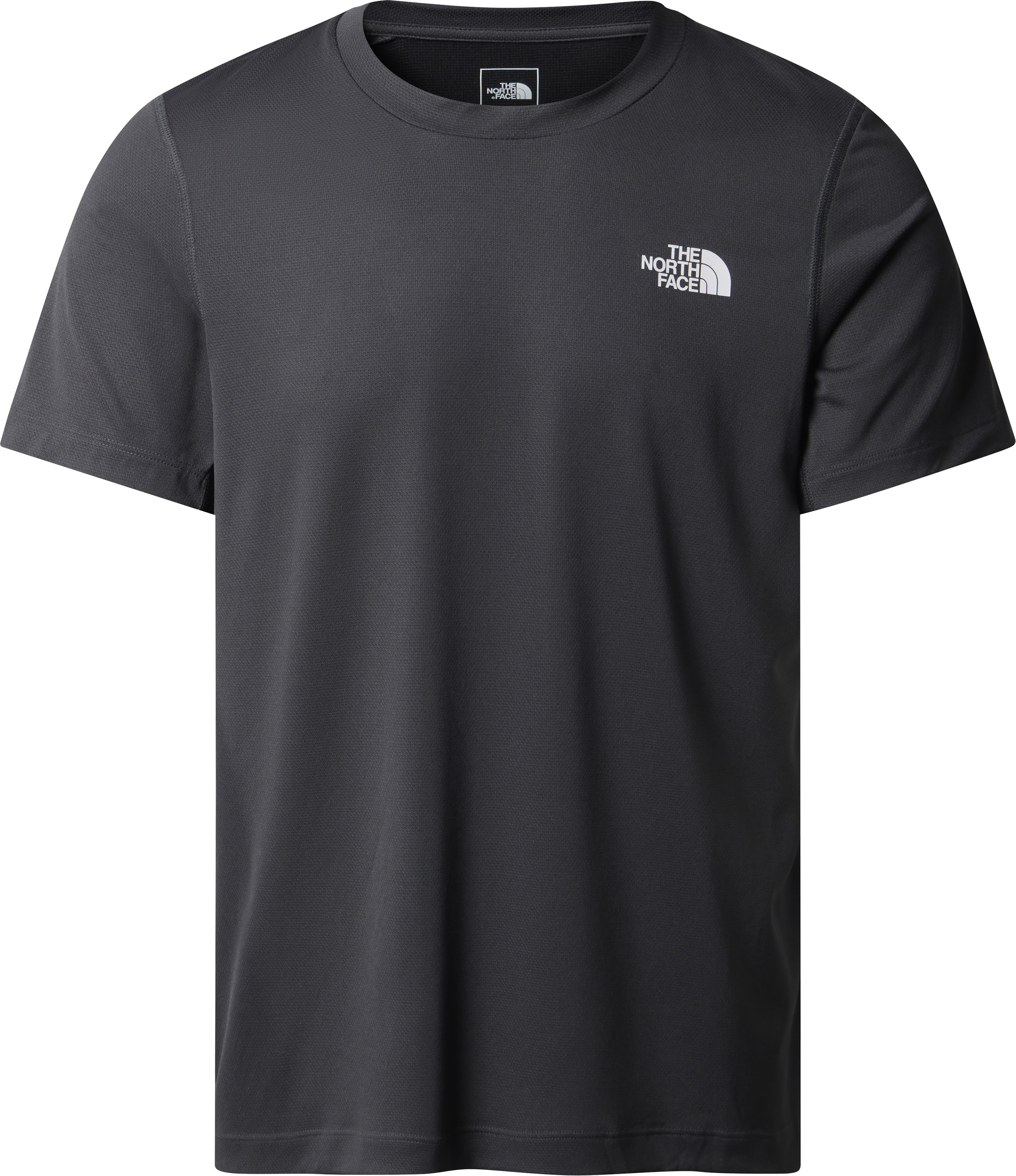 The North Face Men’s Lightbright Short Sleeve Tee Asphalt Grey/TNF Black