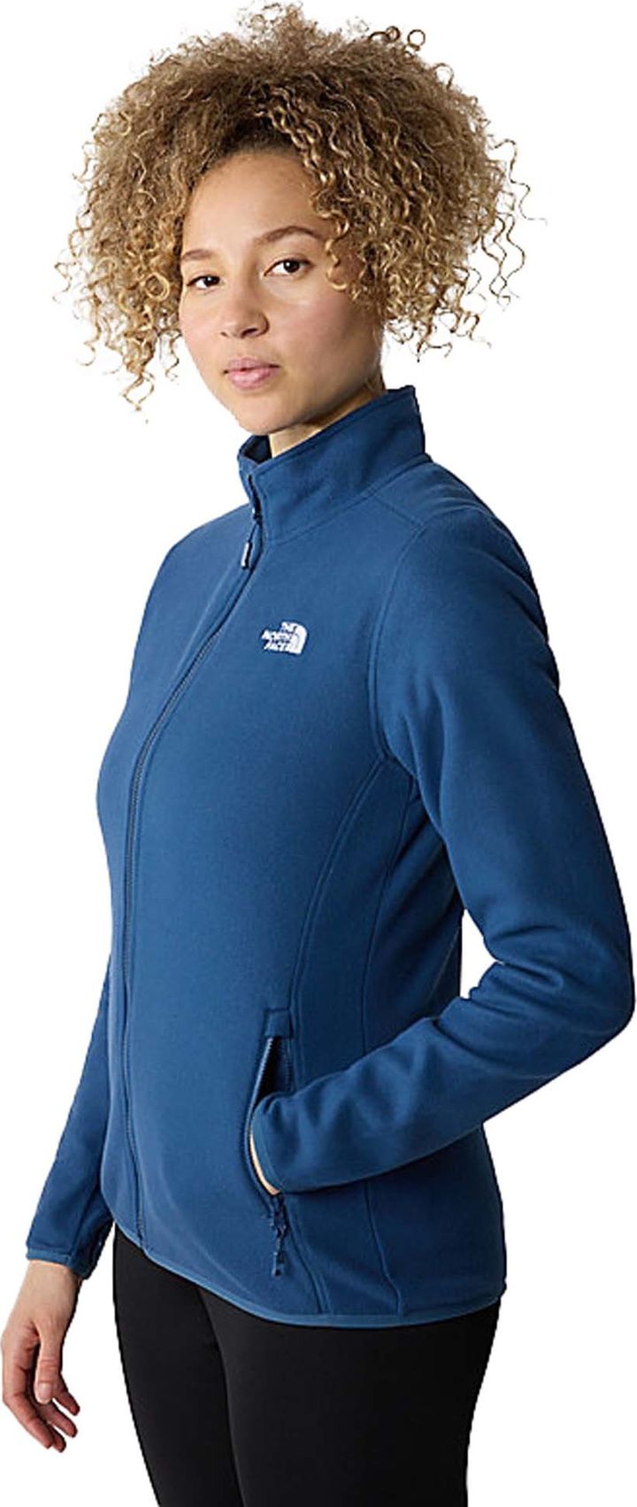 The North Face Women's 100 Glacier Full-Zip Fleece Shady Blue The North Face