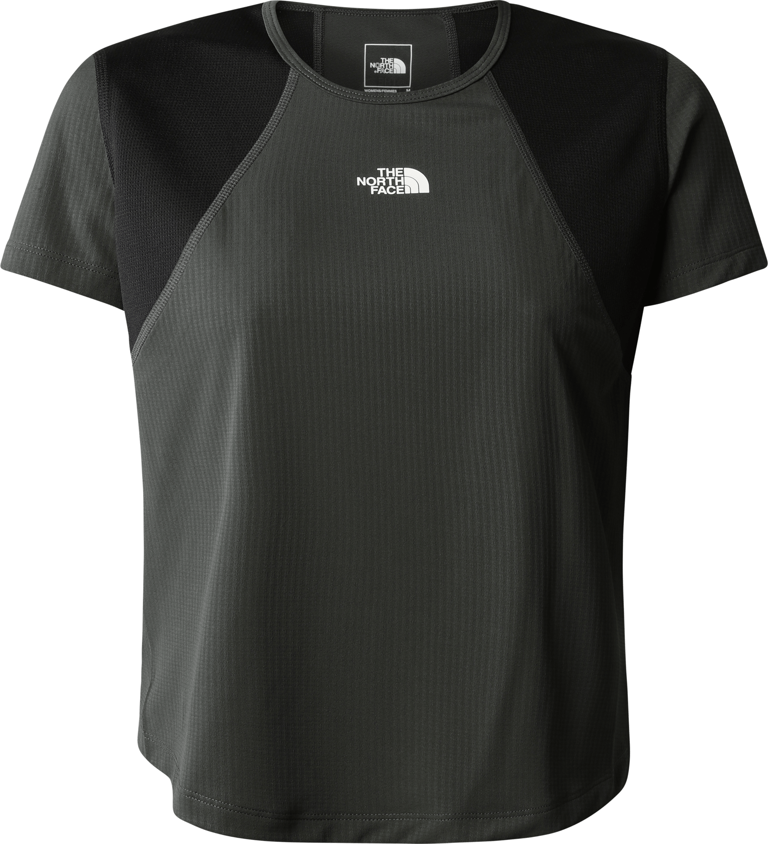 The North Face Women's Lightbright Short Sleeve Tee Asphalt Grey/TNF Black