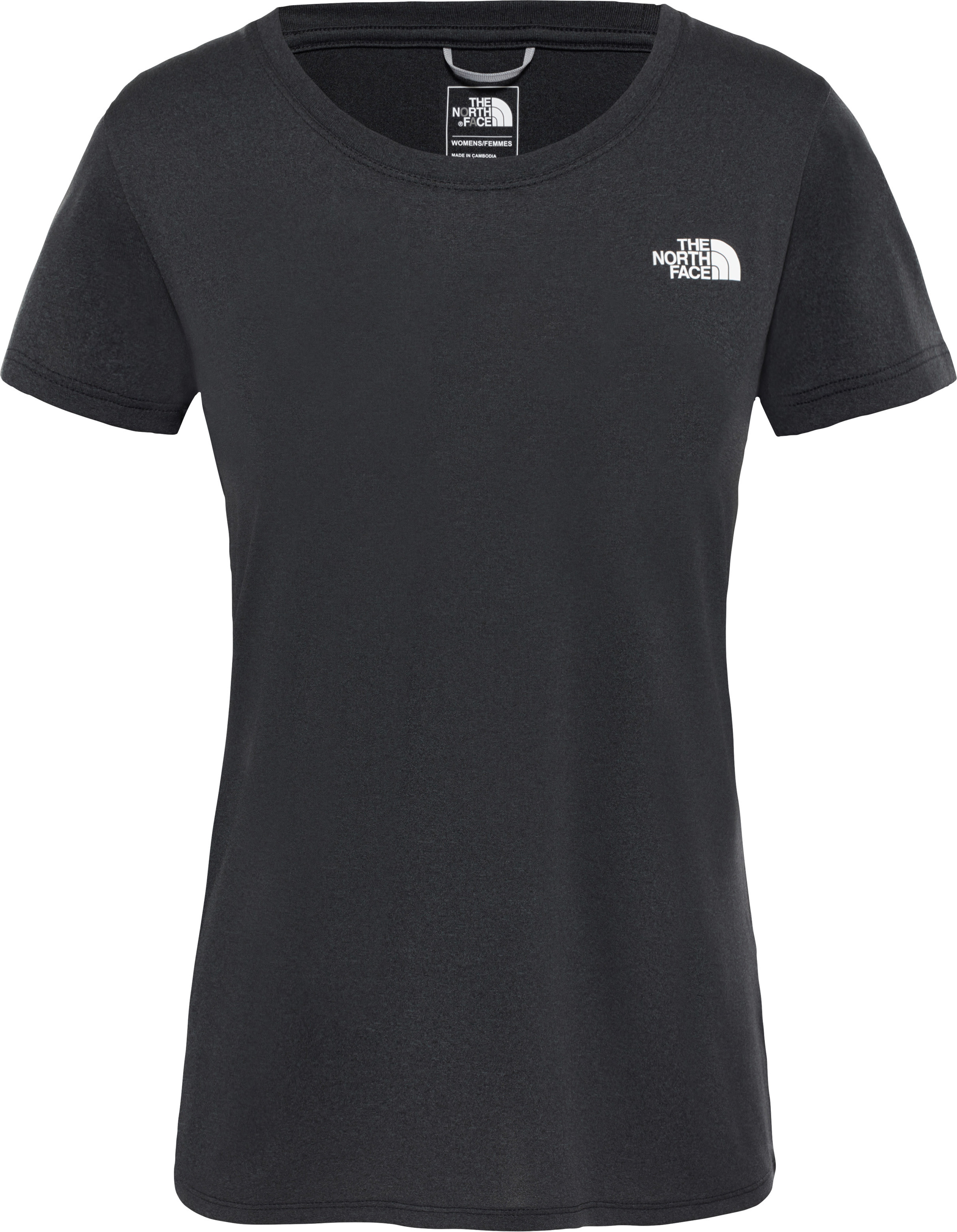 The North Face Women’s Reaxion Amp T-Shirt TNF Black Heather