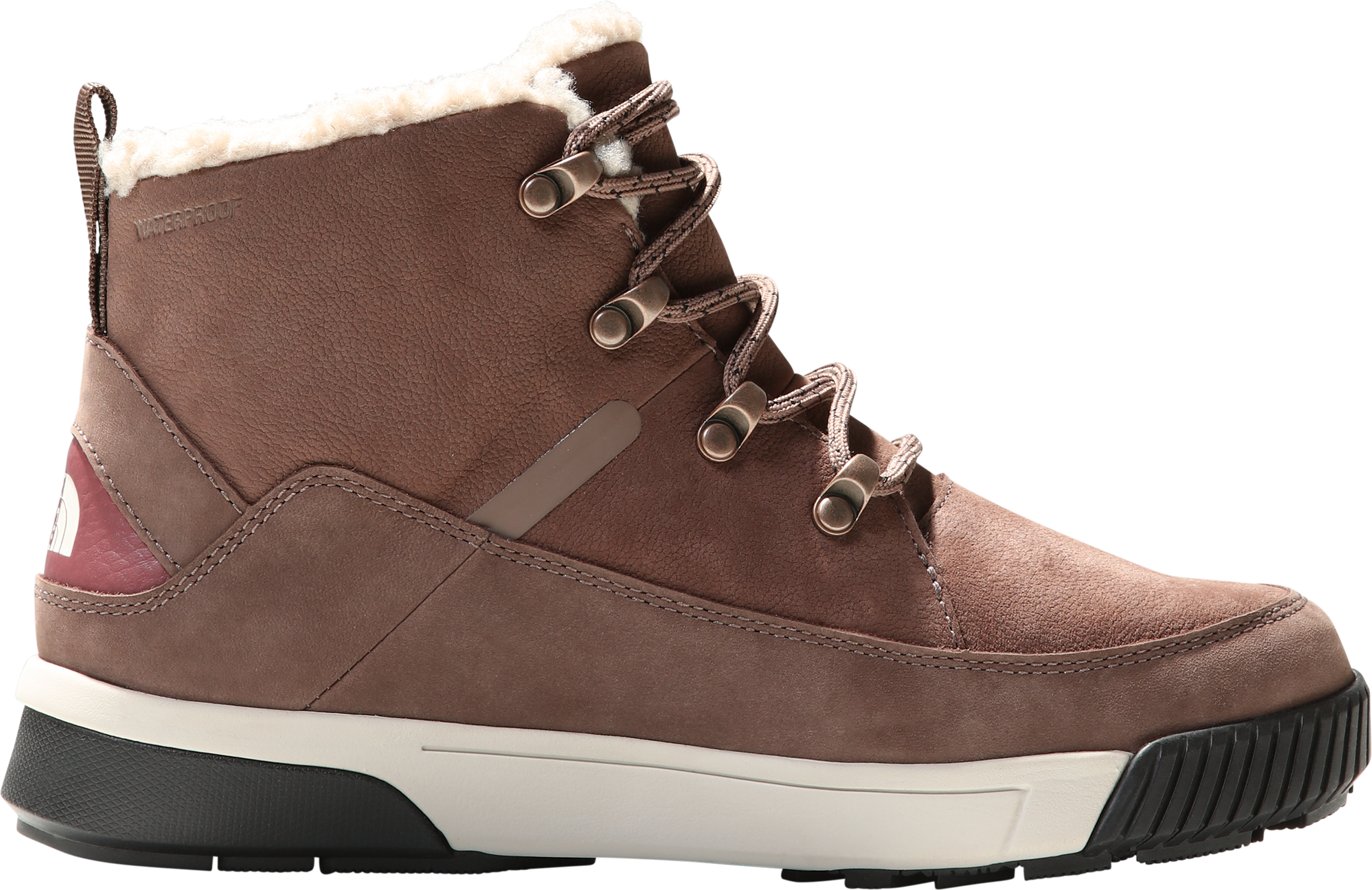 The North Face Women’s Sierra Mid Lace Waterproof Deep Taupe/Wild Ginger