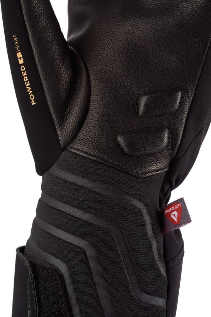 Therm-ic Men's Power Gloves Ski Light Boost Black Therm-ic