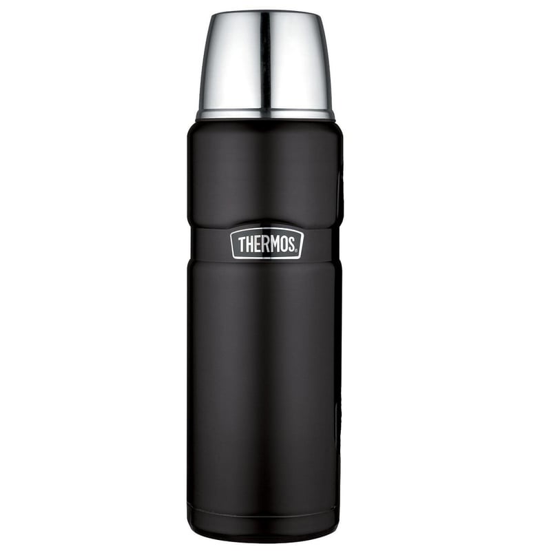 Thermos Stainless Steel 1.2L Matt Black King Flask