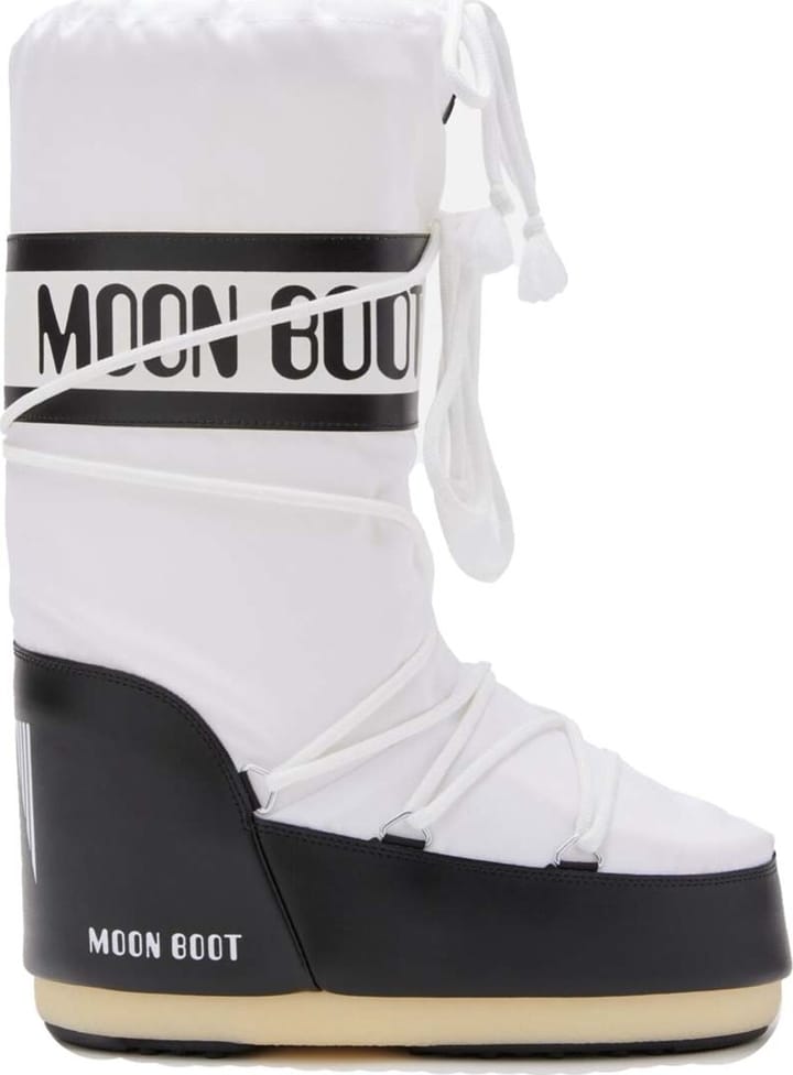 Moon Boot Unisex Icon Nylon Black/white Moon Boot