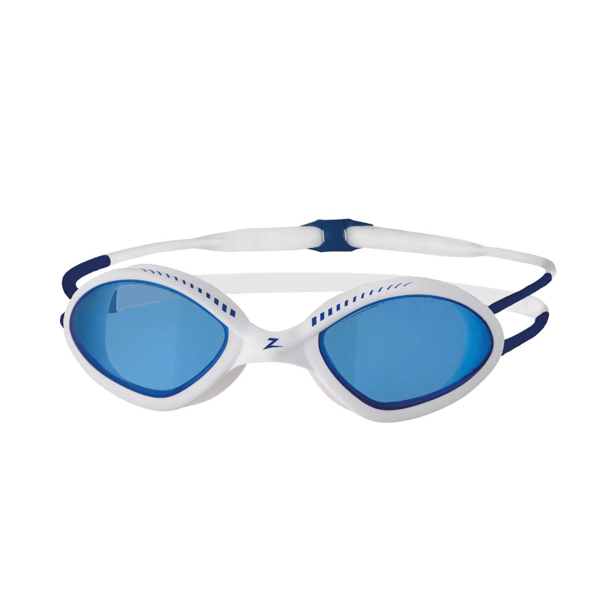 Zoggs Tiger Goggle White/Blue/Tint Blue