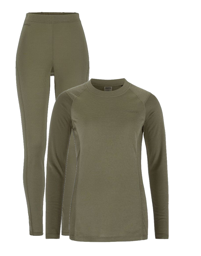 Craft Women’s Core Warm Baselayer Set Rift/Dark Forest