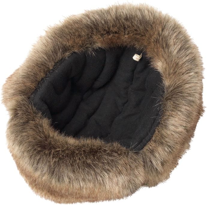 MJM Mjm Trapper Rex 32 Faux Fur Rust Check MJM