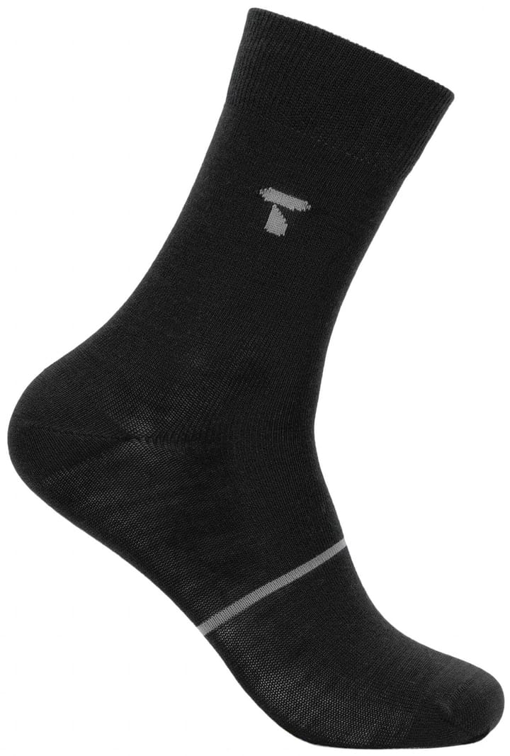 Tufte Wear Unisex Merino Light Crew Socks Black Tufte Wear