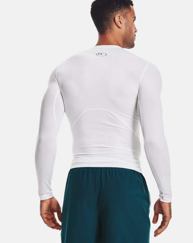 Under Armour Men's UA HG Armour Comp Long Sleeve White Under Armour