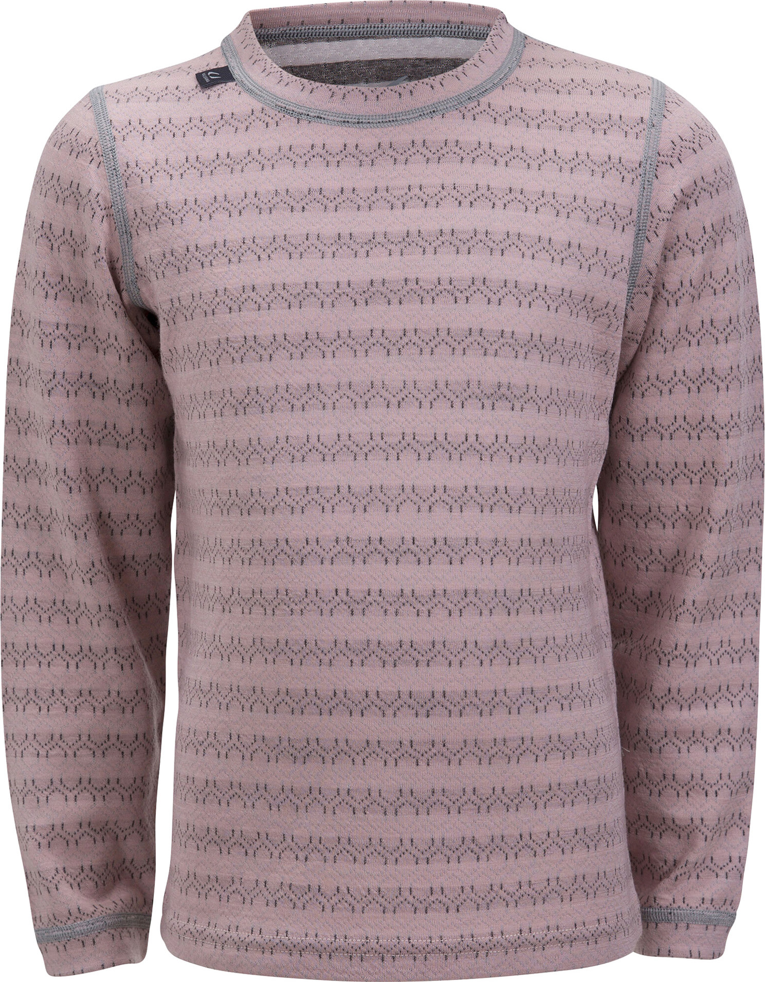 Ulvang Juniors’ 50Fifty 3.0 Round Neck Sweet Pink Mix