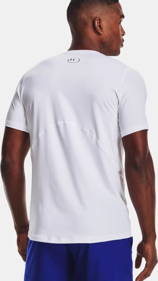 Under Armour Men's UA HG Armour Fitted Short Sleeve White Under Armour