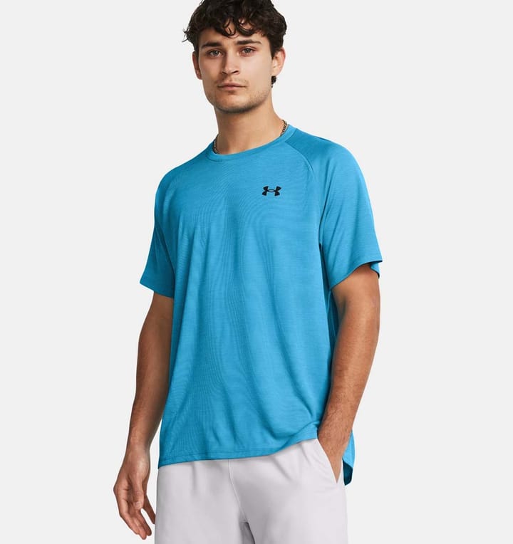 Under Armour Men's UA Tech Textured Short Sleeve Capri/Black Under Armour