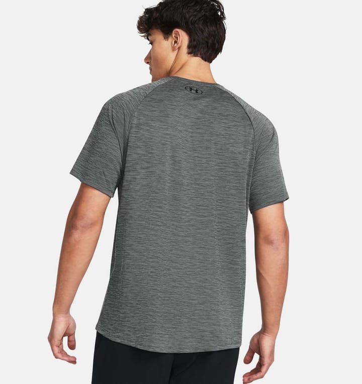 Under Armour Men's UA Tech Textured Short Sleeve Castlerock/Black Under Armour