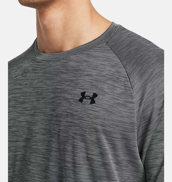 Under Armour Men's UA Tech Textured Short Sleeve Castlerock/Black Under Armour