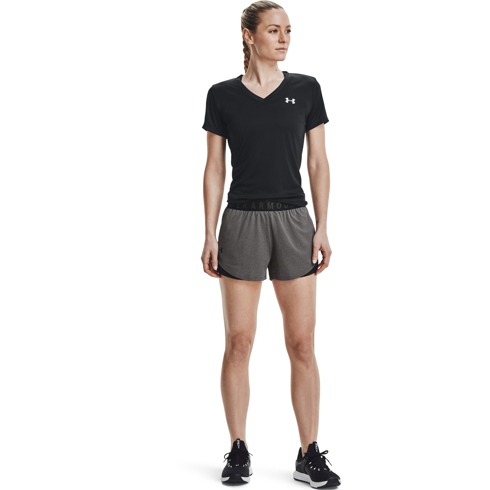 Women's Play Up Shorts 3.0 Carbon Heather, Buy Women's Play Up Shorts 3.0  Carbon Heather here