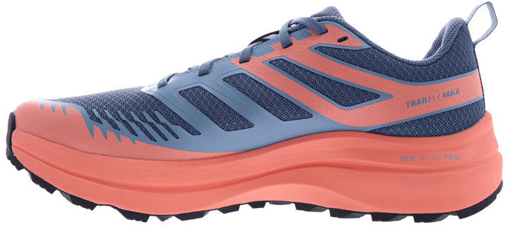 inov-8 Women's Trailfly Max Blue Grey/Coral/Light Grey inov-8