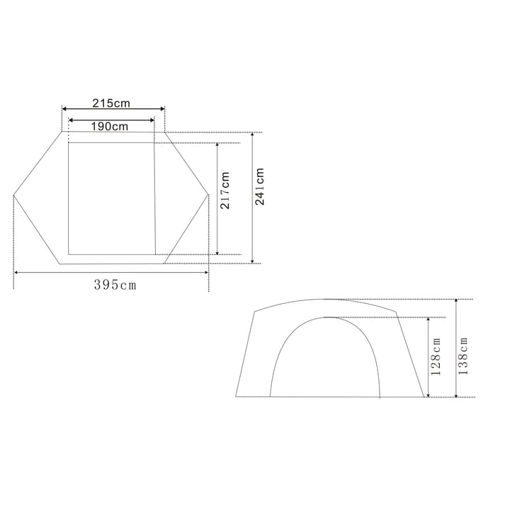 Urberg 3-person Dome Tent Kombu Green Urberg