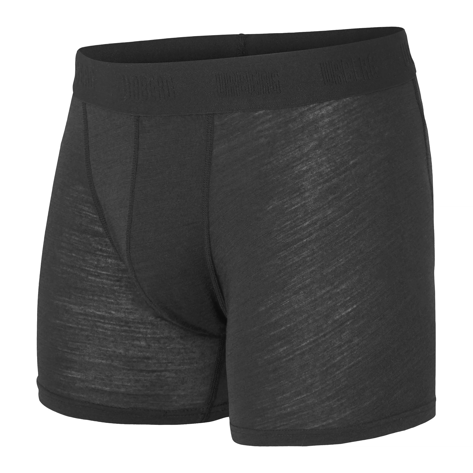 Men's 100% Merino Wool Boxer Brief Underwear Small / Black