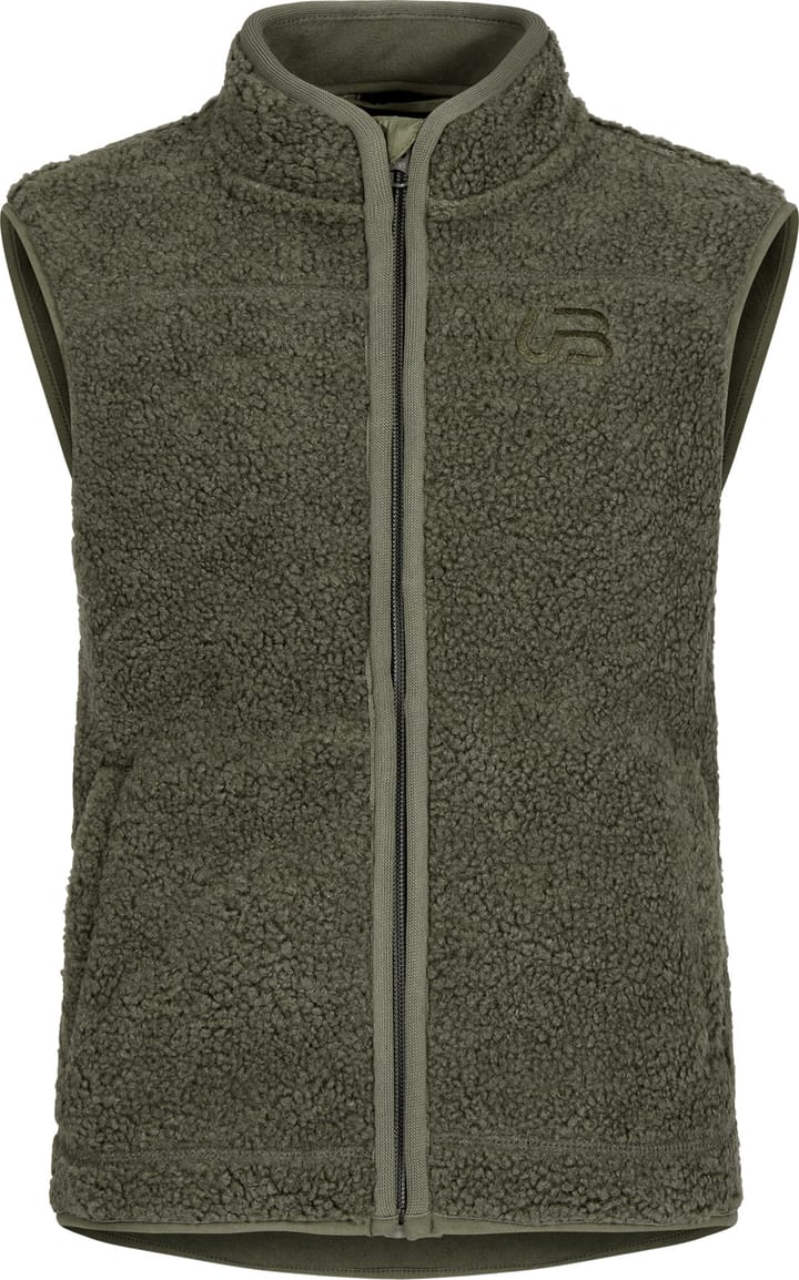 Urberg Kids' Åheim Pile Vest Deep Lichen Green Urberg