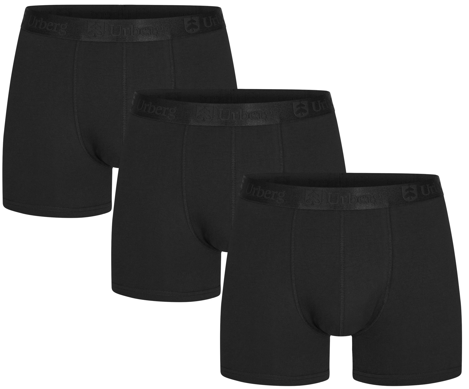 Urberg Men’s Isane 3-pack Bamboo Boxers Black Beauty