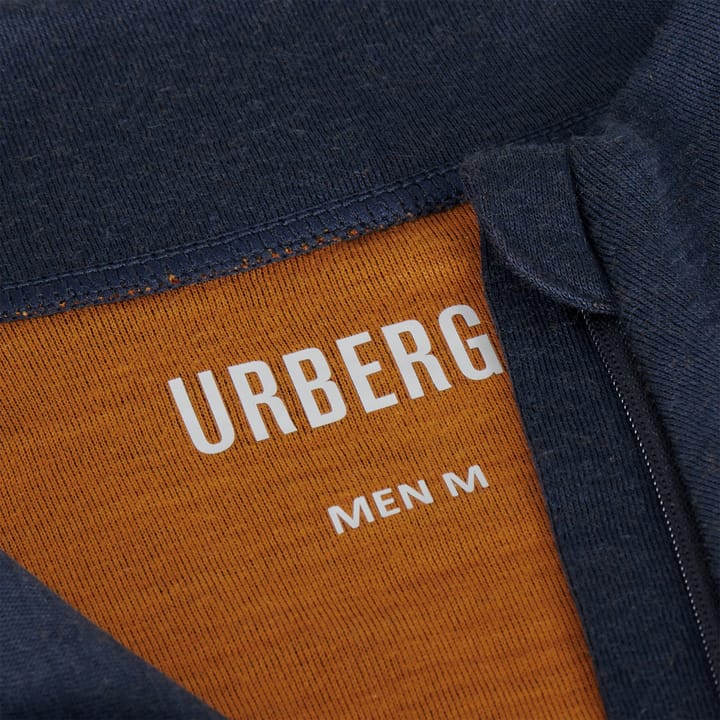 Urberg Men's Merino-Bamboo Base Layer Zip Top Dark Navy Urberg