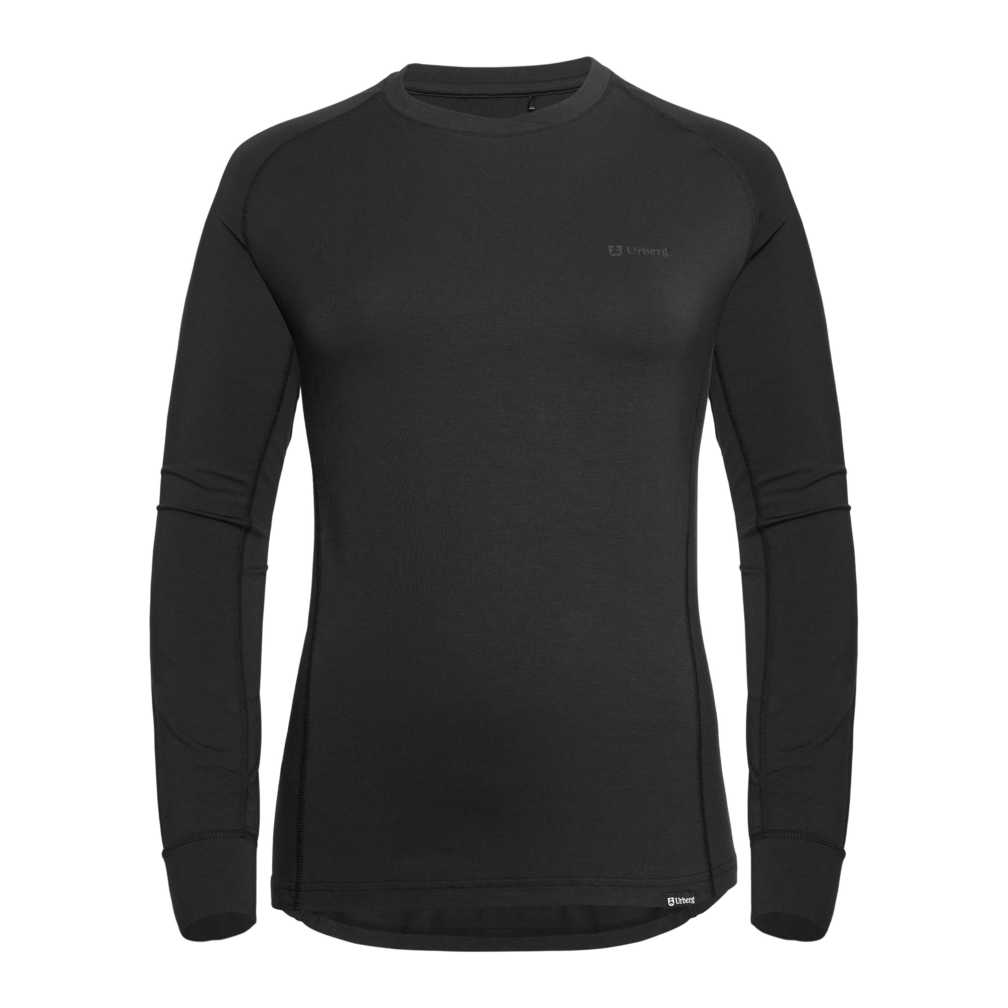 Urberg Women’s Solid Tree Base Layer Top Black Beauty