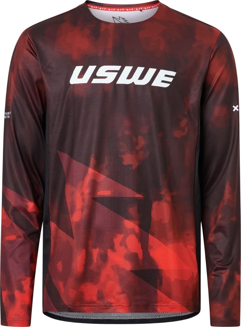 Red mtb online jersey