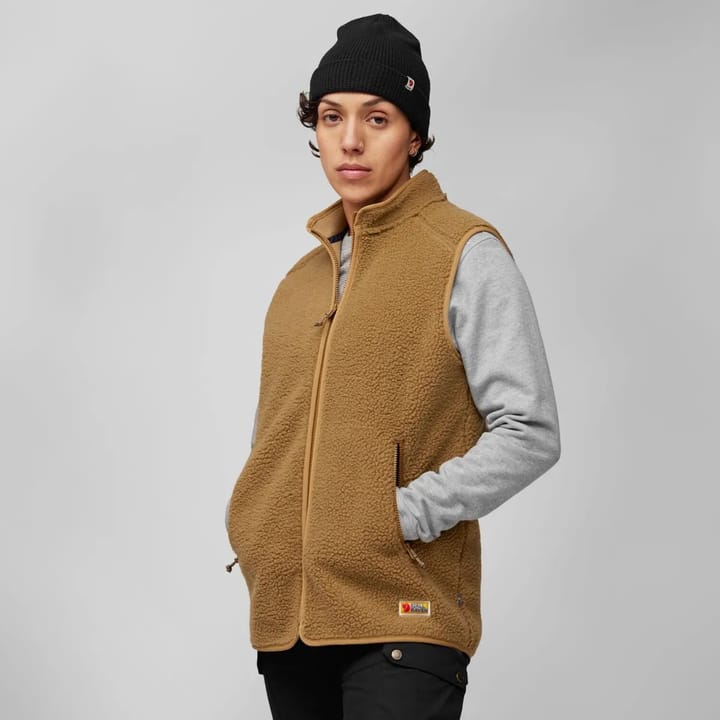 Fjällräven Women's Vardag Pile Fleece Vest Chalk White Fjällräven