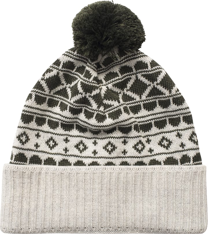 Varg Unisex Blåsten Wool Cap Grey With Green Varg