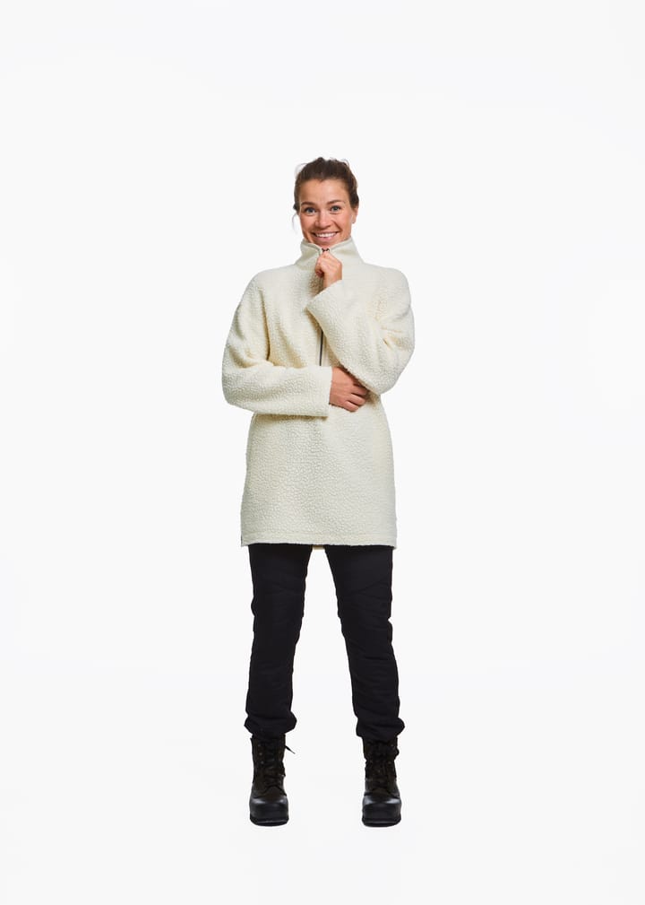 Varg Women's Duved Fat Wool Anorak Off White Varg