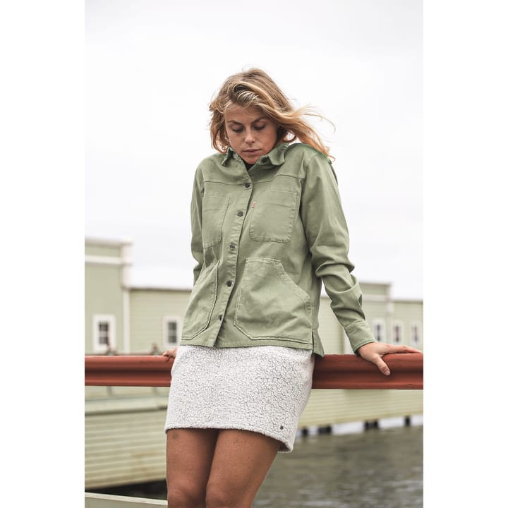 Green shirt 2024 jacket womens