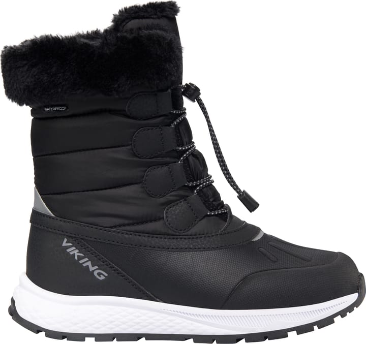 Viking Footwear Juniors' Equip Warm Waterproof Zip Black/Granite Viking Footwear