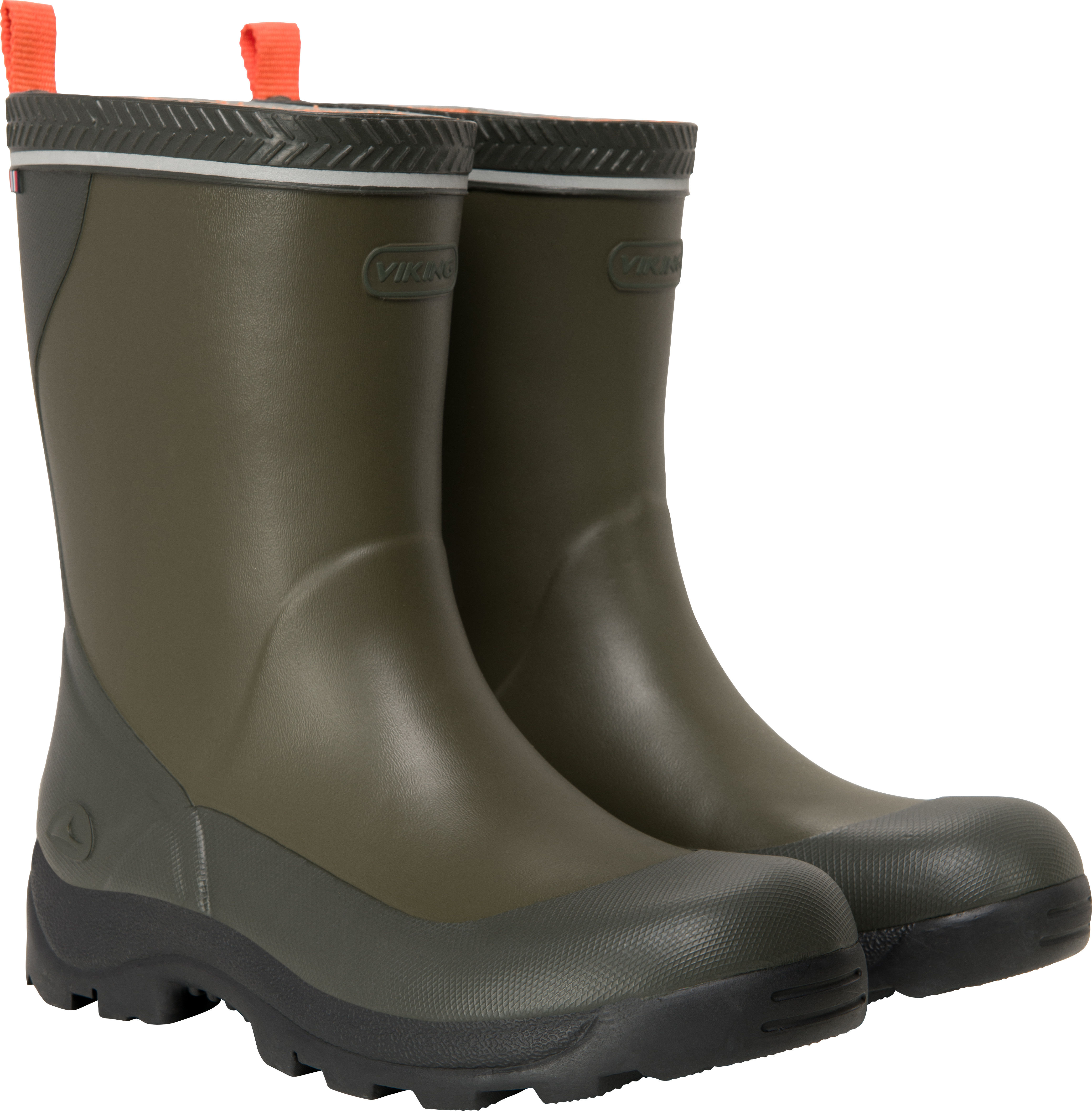 Viking Footwear Juniors’ Storm Hunting Green/Burnt Orange