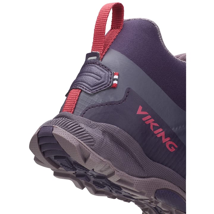 Viking Footwear Kids' Tind Mid Gore-Tex Mid Grey/Ruby Red Viking Footwear