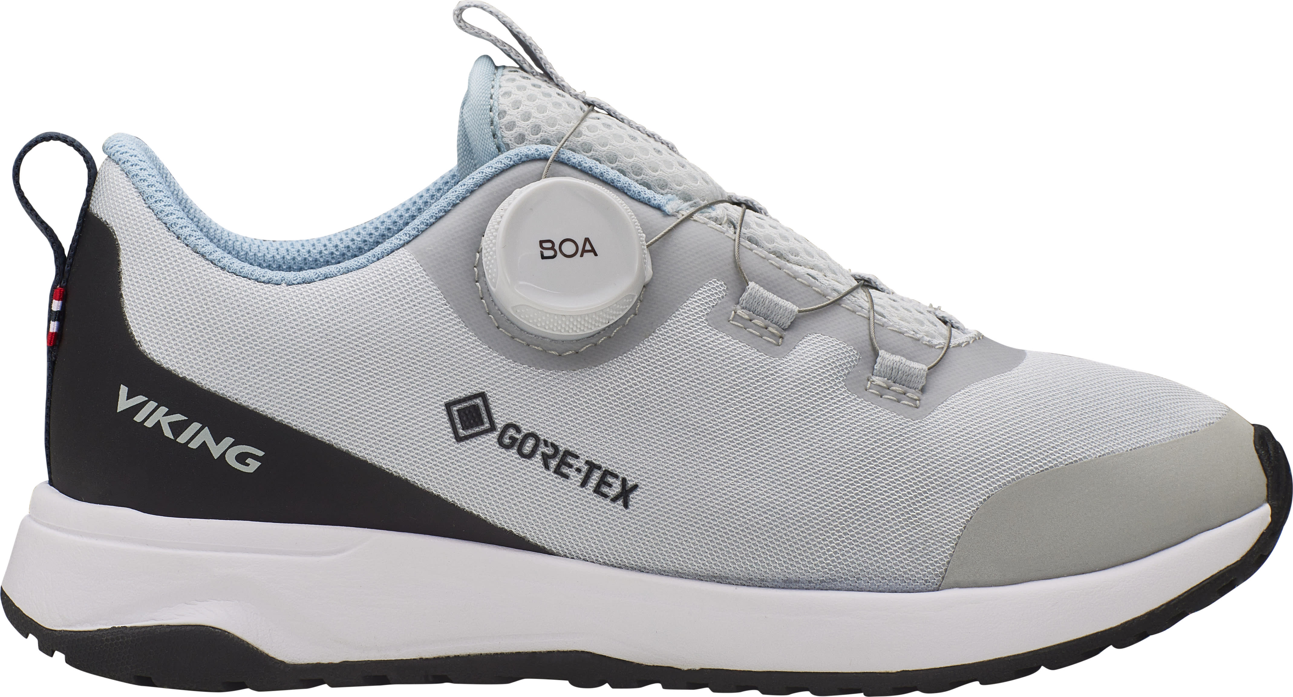 Viking Footwear Kids’ Elevate Low F Gore-Tex Boa Light Grey