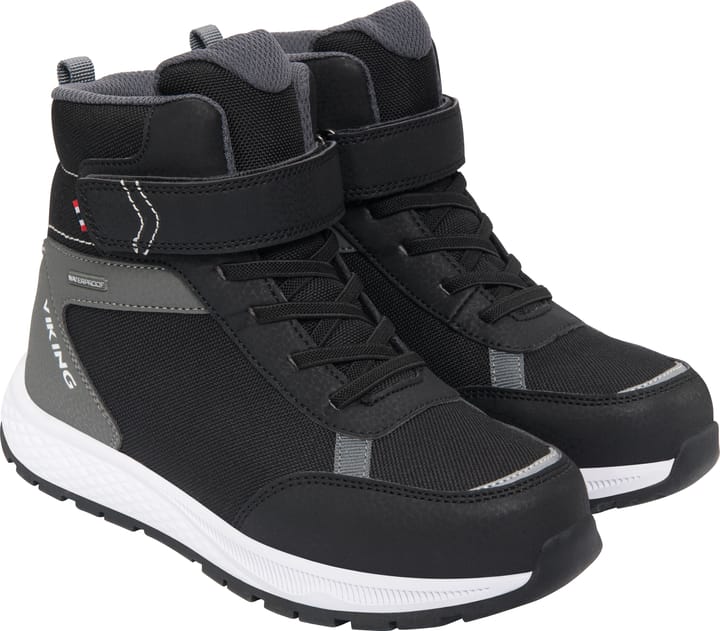 Viking Footwear Kids' Equip Sneaker Waterproof Insulated Black/Grey Viking Footwear