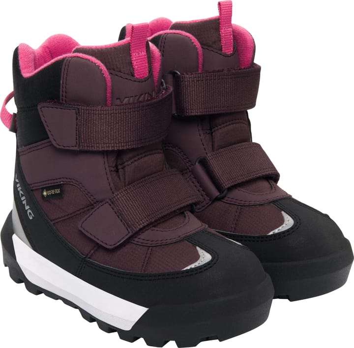 Viking Footwear Kids' Expower Warm GORE-TEX Velcro Grape/Magenta Viking Footwear