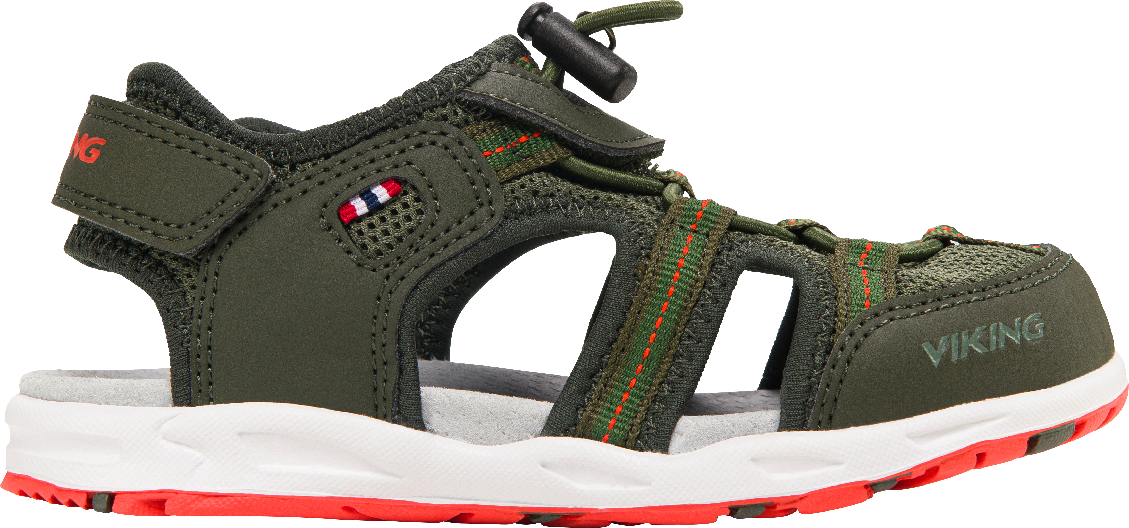 Viking Footwear Kids’ Thrill Moss Green/Red